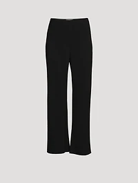 High-Waisted Bias Trousers