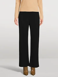 High-Waisted Bias Trousers