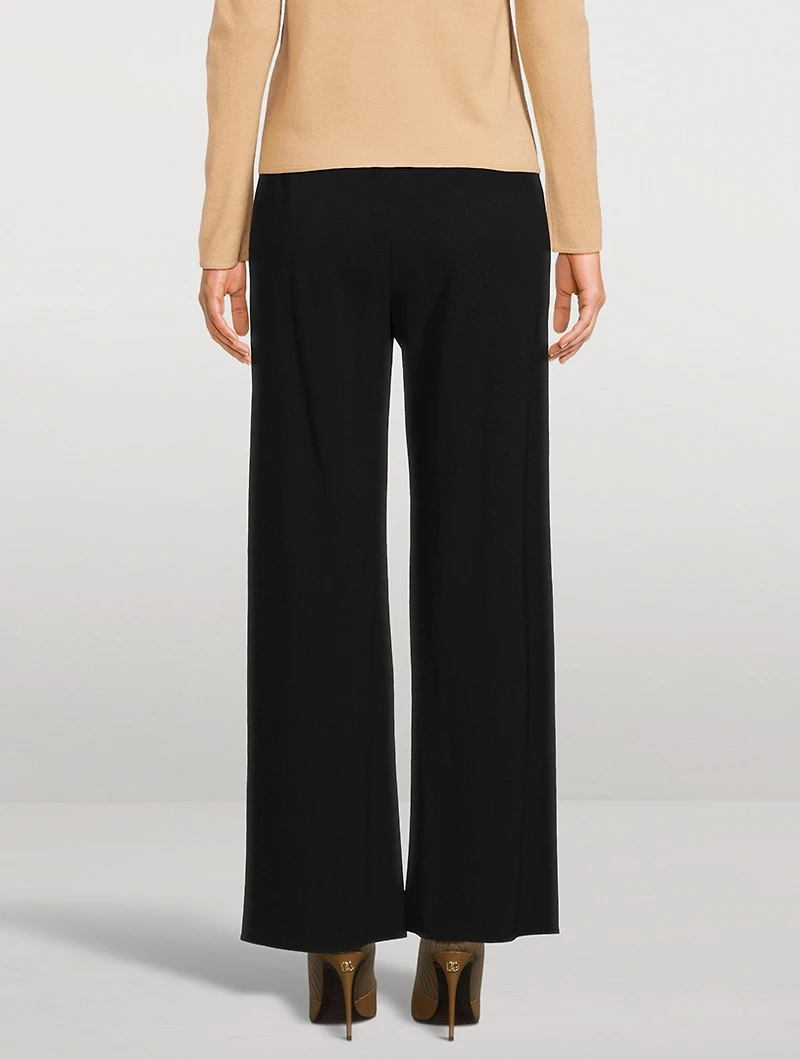 High-Waisted Bias Trousers