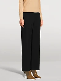 High-Waisted Bias Trousers