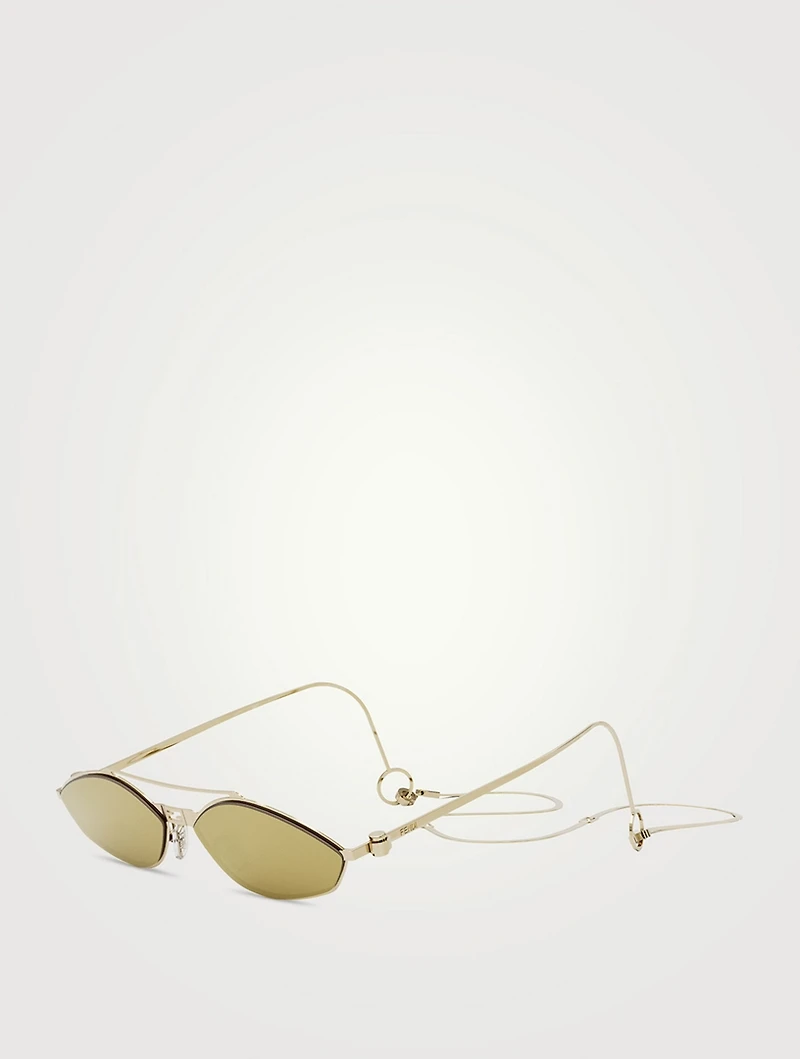 Baguette Cat Eye Sunglasses