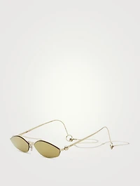 Baguette Cat Eye Sunglasses