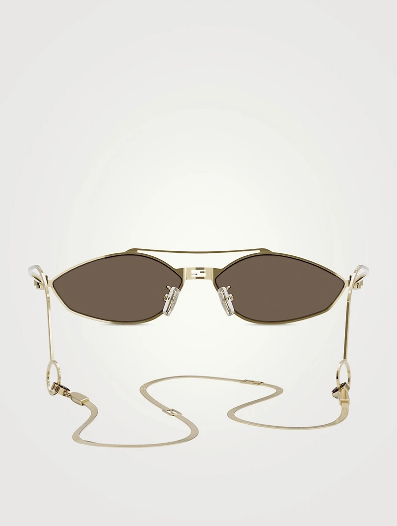 Baguette Cat Eye Sunglasses