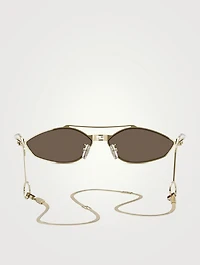 Baguette Cat Eye Sunglasses