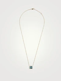 Cléo Daniela 14K Gold Emerald Cut Necklace