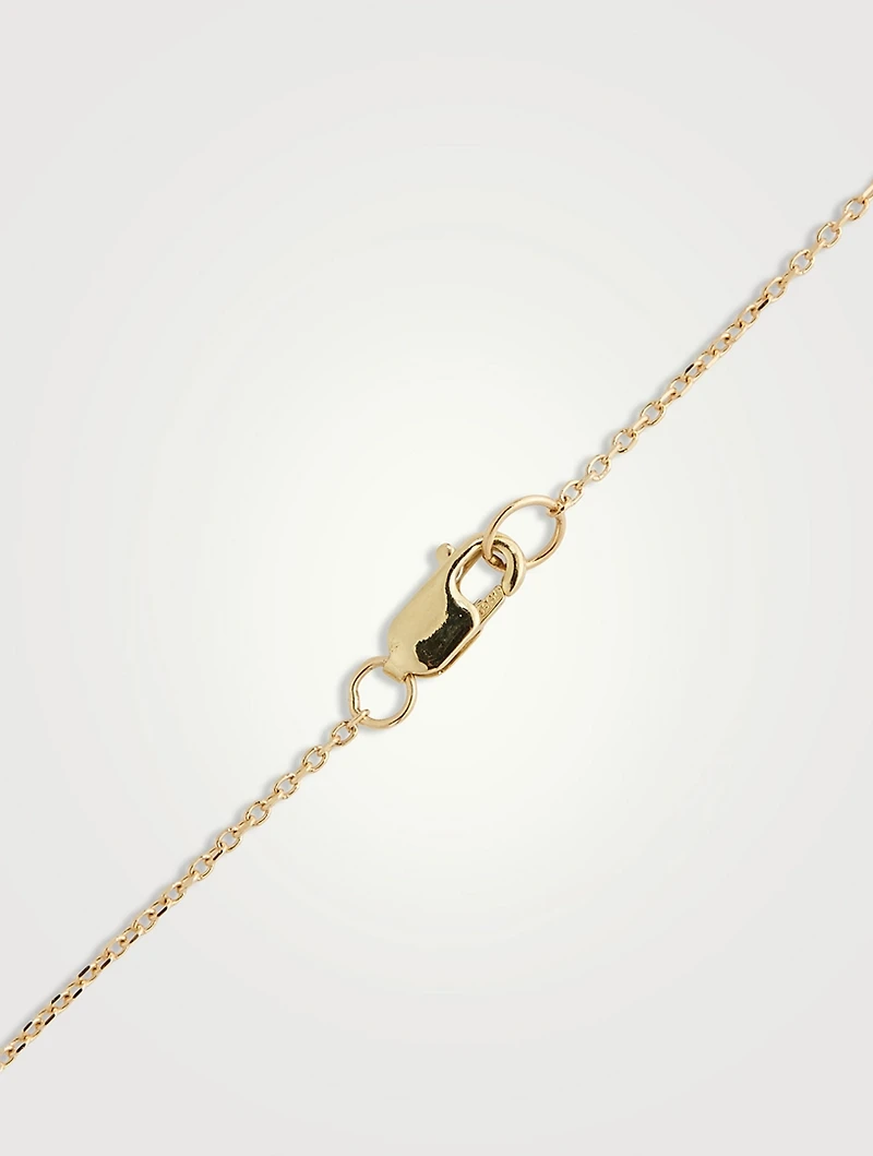 Cléo Daniela 14K Gold Emerald Cut Necklace