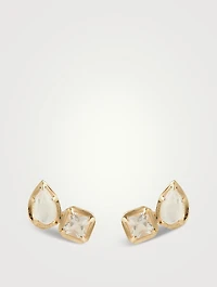 Mélia Toi Et Moi 14K Gold Cushion Stud Earrings