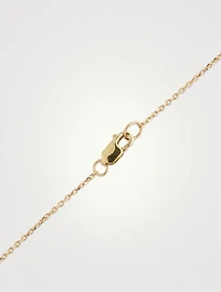 Mélia Toi Et Moi 14K Gold Necklace With Clear Topaz And Moonstone
