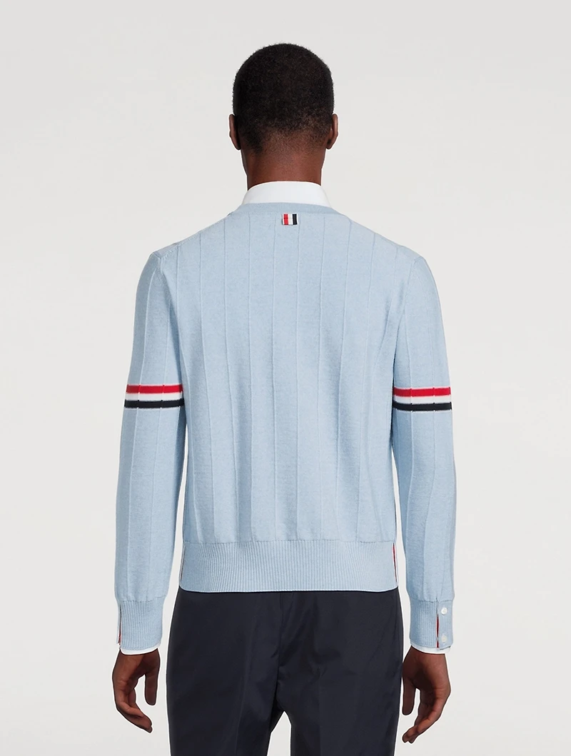 Wool Ribbed Relaxed Sweater