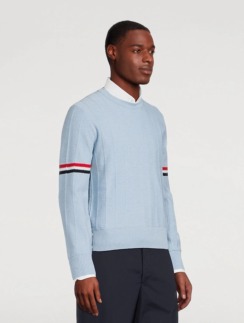 Wool Ribbed Relaxed Sweater