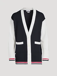 Wool Jersey Stitch Cardigan