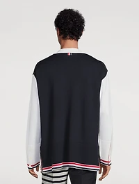 Wool Jersey Stitch Cardigan