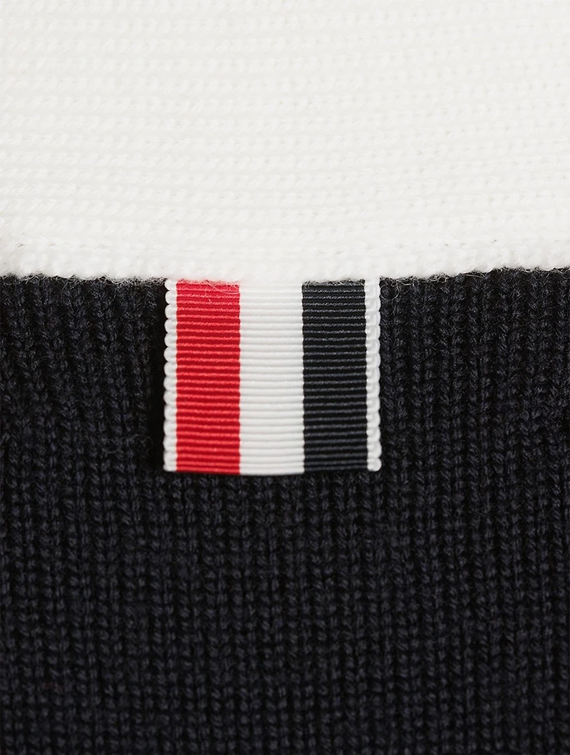 Wool Jersey Stitch Cardigan