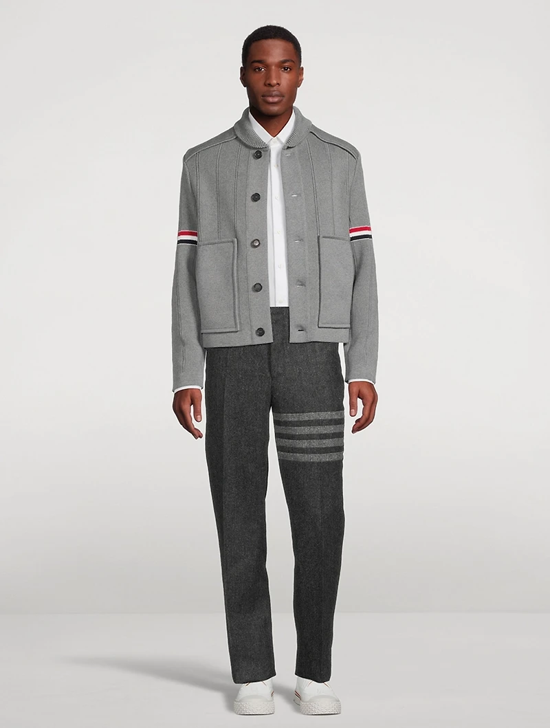 Double Face Cotton And Cashmere Jacket