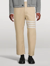 Cotton Straight-Leg Pants
