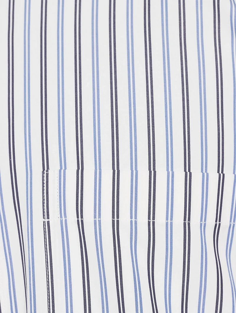 Poplin Shirt Striped Print