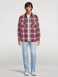 P005 Monogram Slim Straight-Leg Jeans