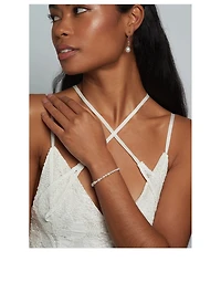 14K Gold Mixed Pearl Strand Bracelet