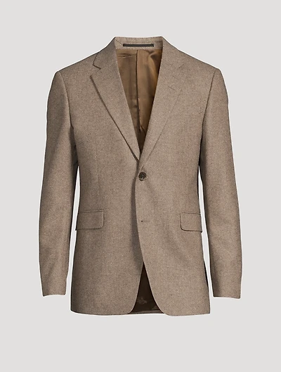 Justins Wool-Blend Slim-Fit Jacket