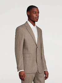 Justins Wool-Blend Slim-Fit Jacket