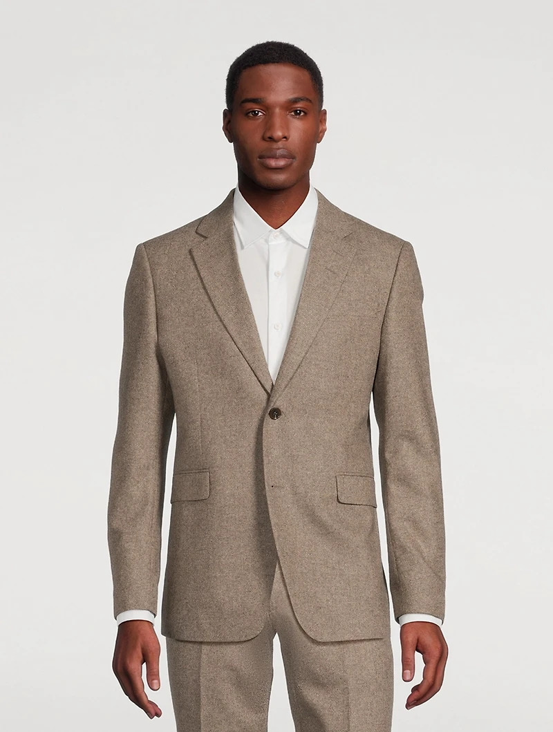 Justins Wool-Blend Slim-Fit Jacket