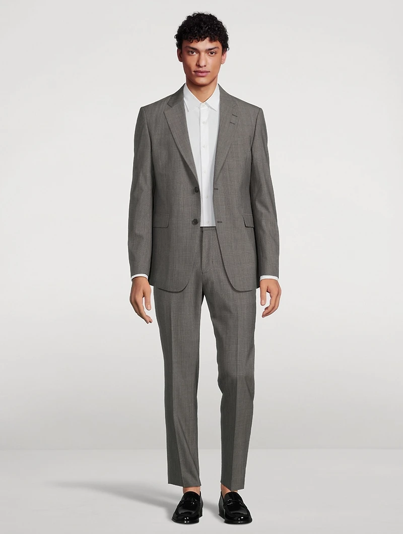 Justinn Wool-Blend Slim-Fit Jacket