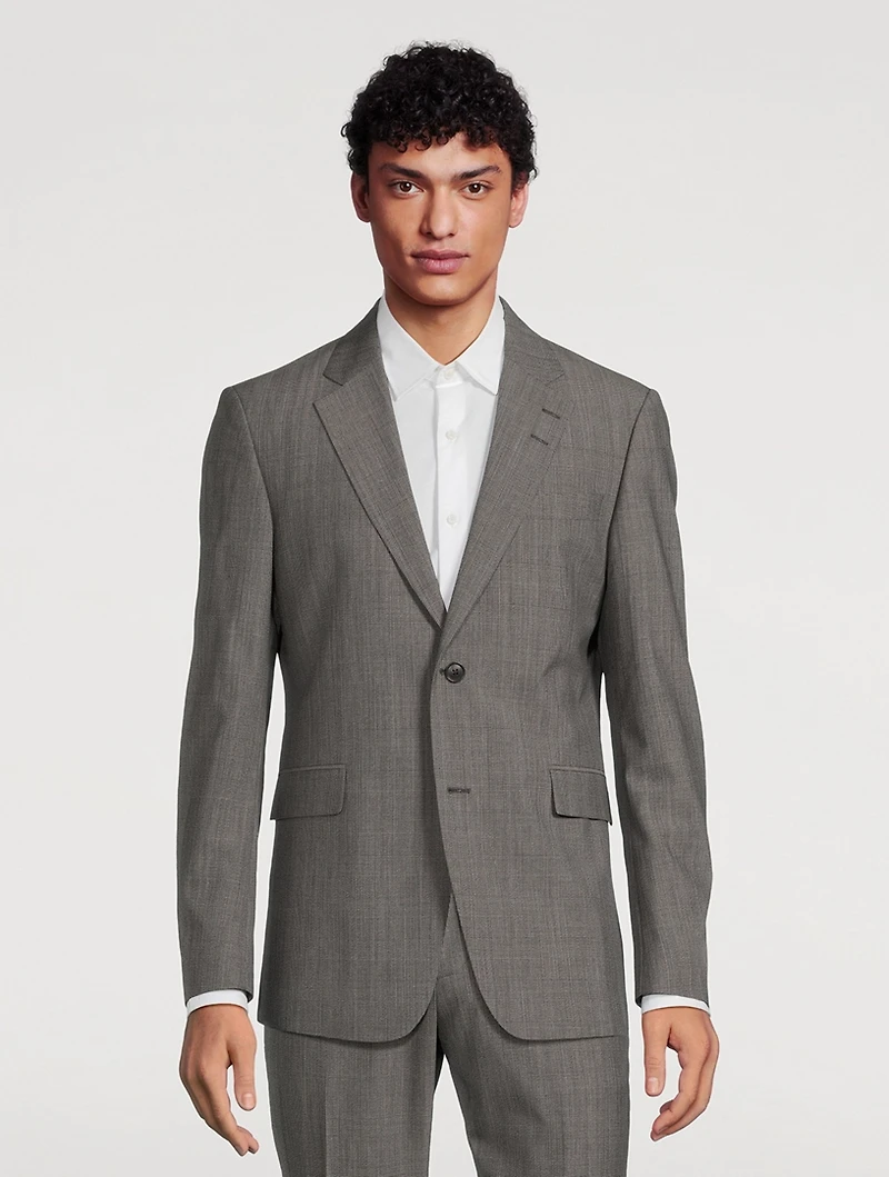 Justinn Wool-Blend Slim-Fit Jacket