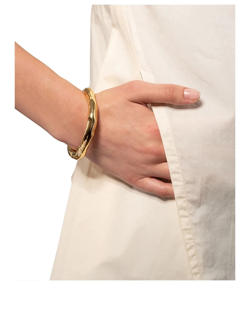 Small Molten Bangle Bracelet