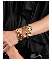 Brut Sculptural Ribbon Wide Cuff Bracelet 