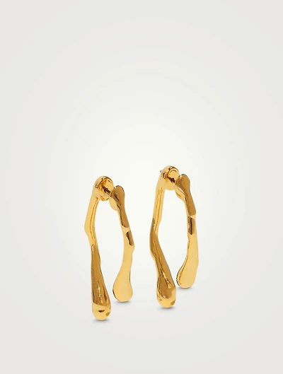 Drippy Front-To-Back Earrings