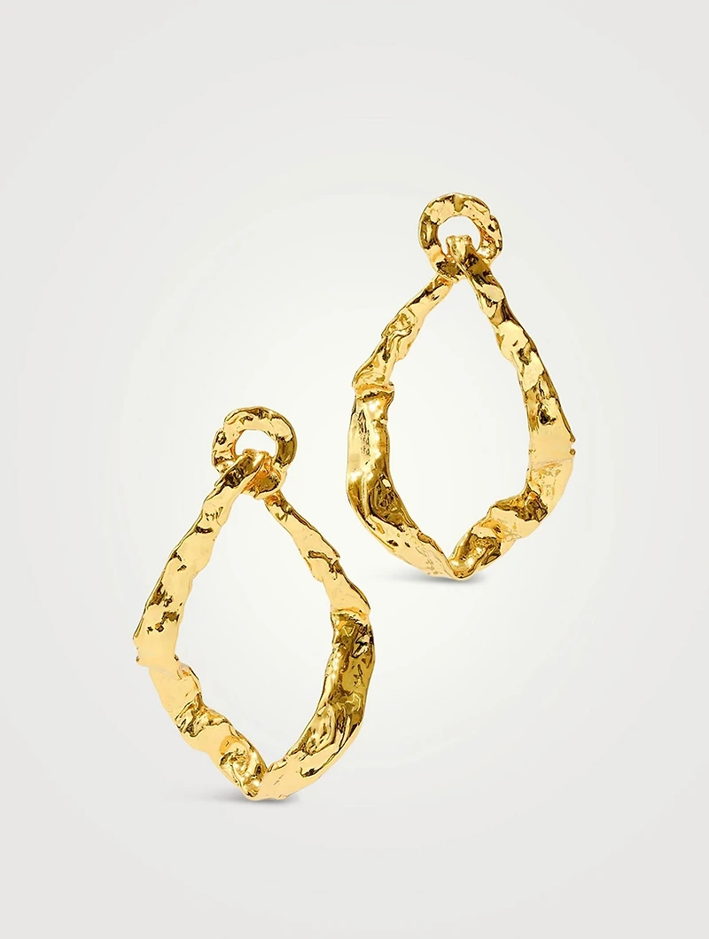 Brut Ribbon Teardrop Earrings
