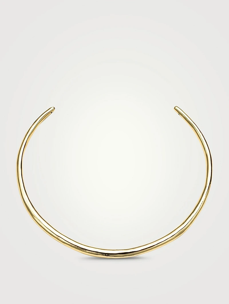 Molten Thin Collar Necklace