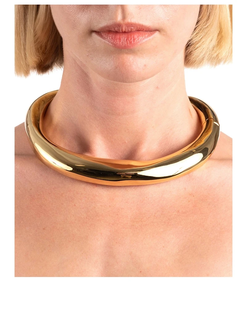 Molten Hinge Collar Necklace