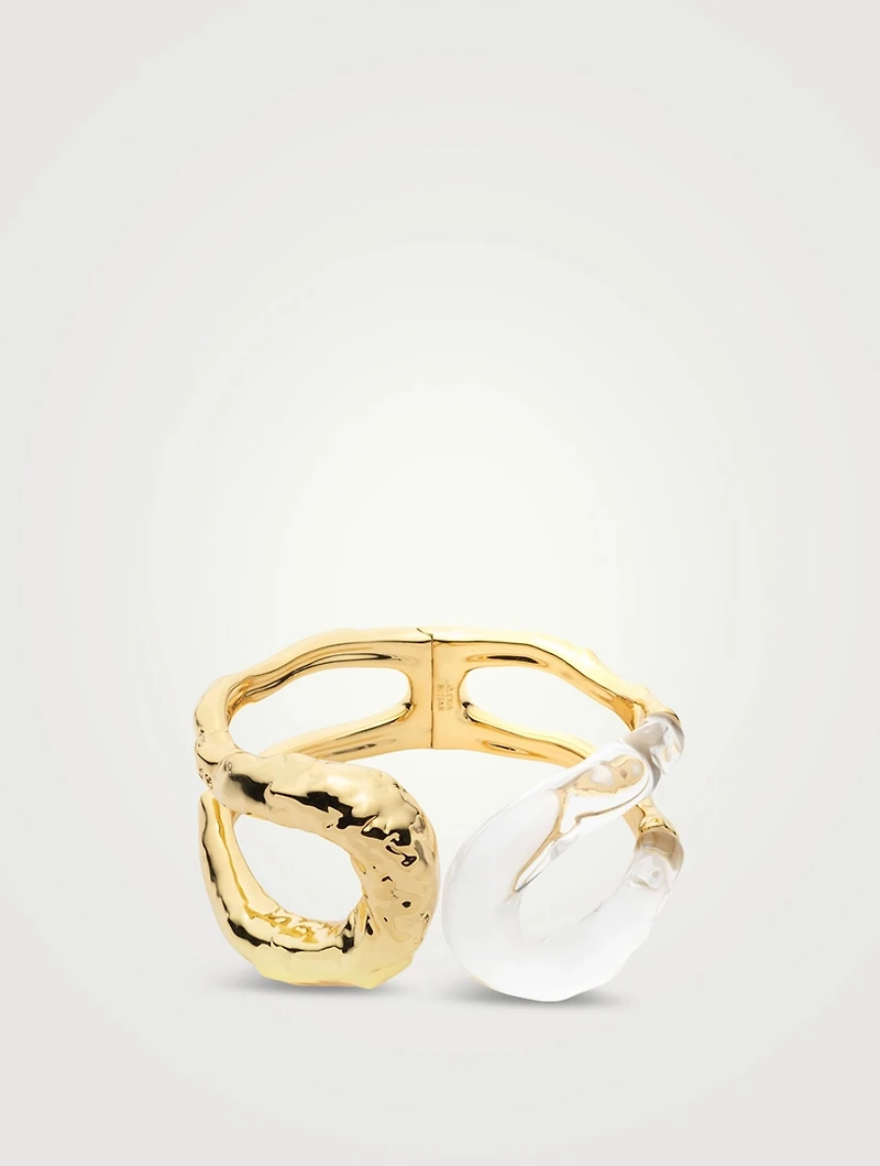 Large Dream Rain Link Hinge Bracelet
