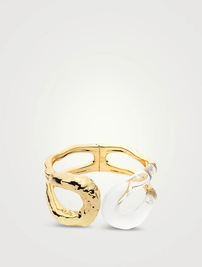 Large Dream Rain Link Hinge Bracelet