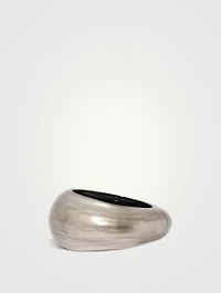 Puffy Lucite Tapered Bangle Bracelet