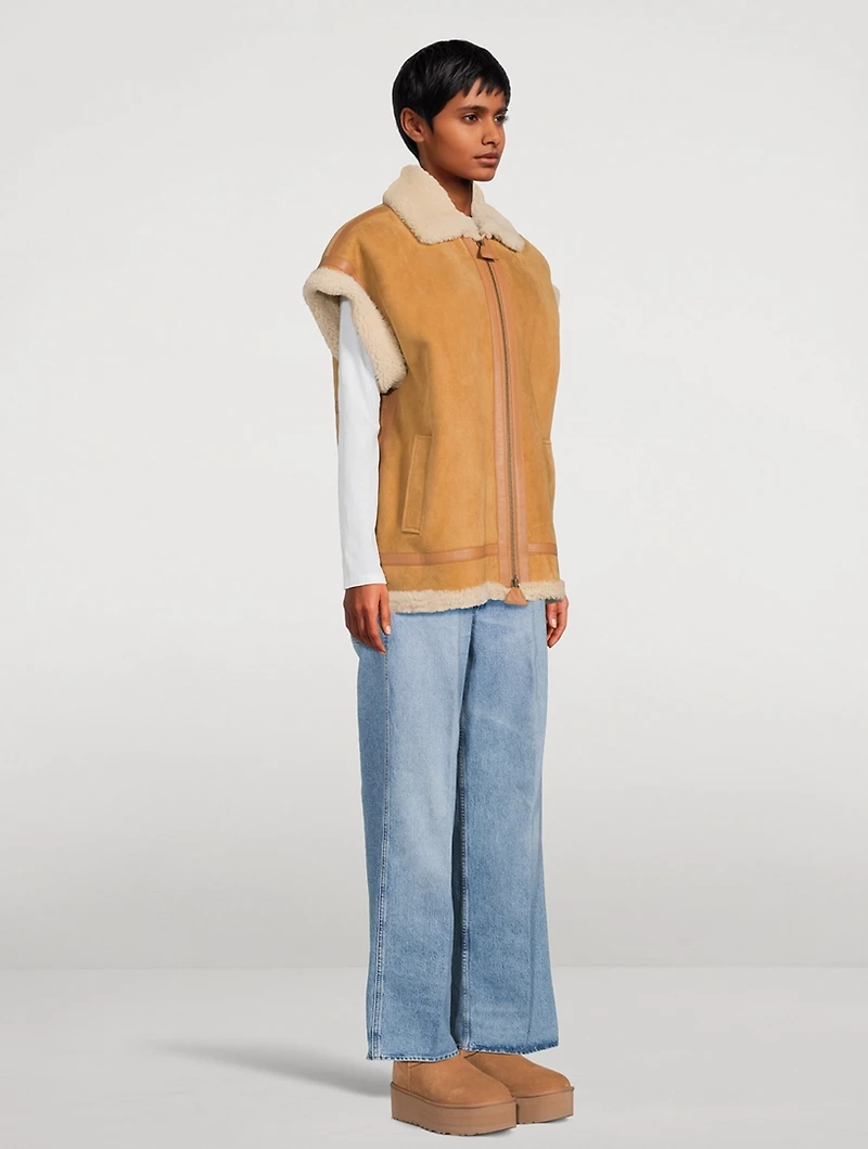 Shearling Vest