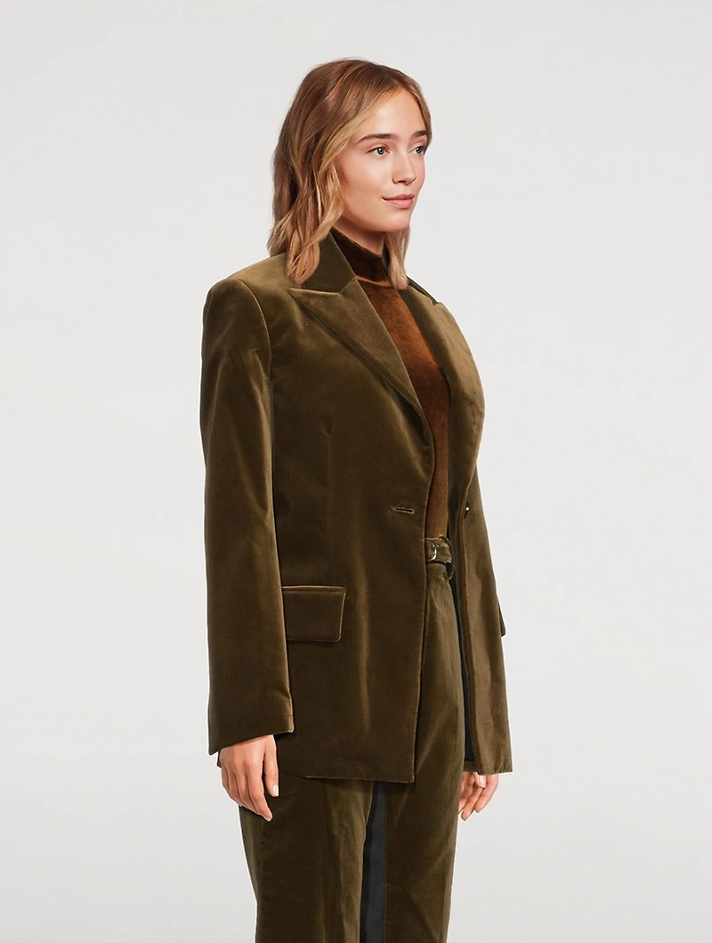 Nico Velvet Blazer