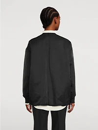 Ray Recycled Nylon Twill Bomber Jacket