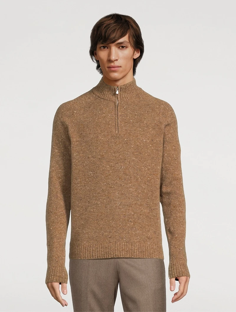 Canora Donegal Lambswool And Cashmere Sweater