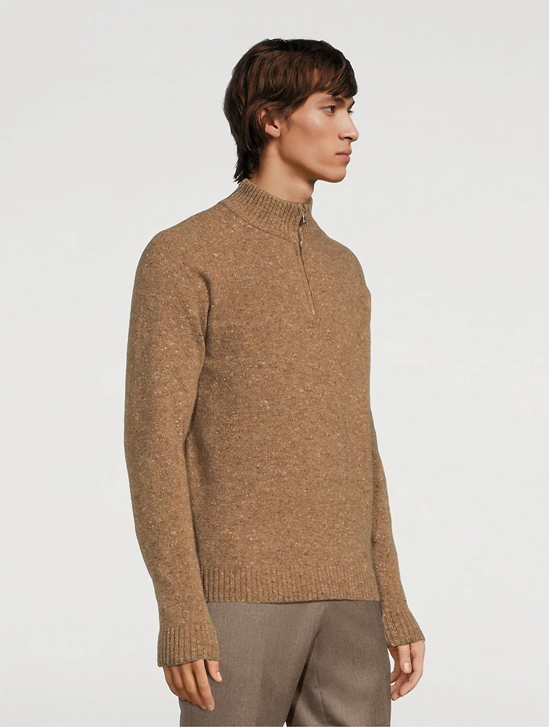 Canora Donegal Lambswool And Cashmere Sweater