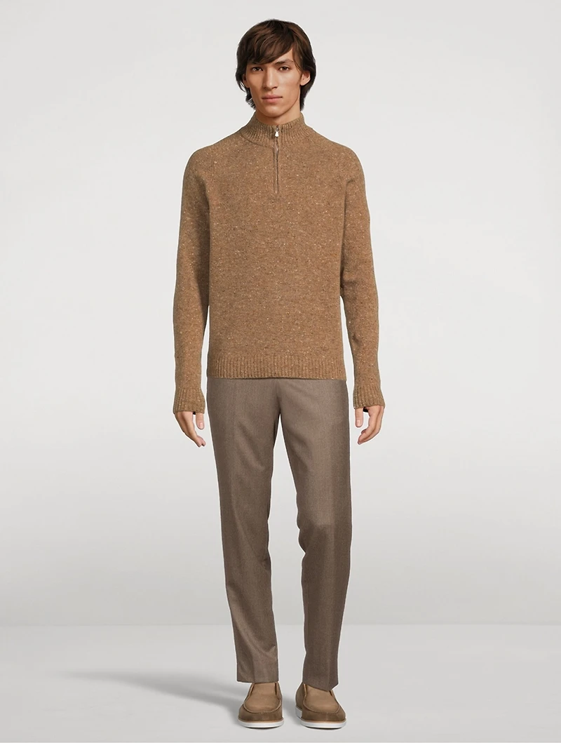 Canora Donegal Lambswool And Cashmere Sweater