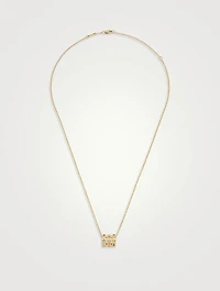 Pulse 18K Gold Necklace With Diamonds