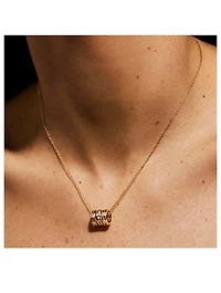 Pulse 18K Gold Necklace With Diamonds