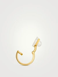 Pulse 18K Gold Mono Hoop Ear Cuff With Diamonds
