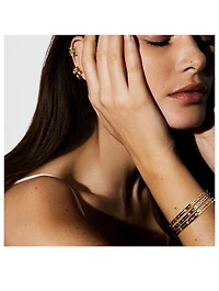 Pulse 18K Gold Mono Hoop Ear Cuff With Diamonds