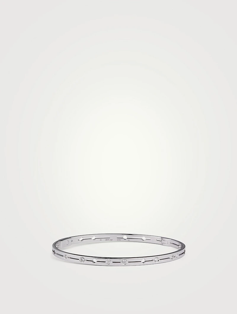 Small Pulse 18K White Gold Bracelet