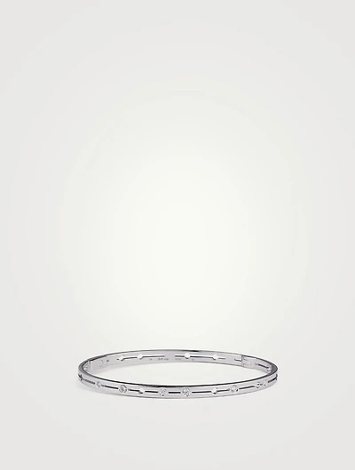 Small Pulse 18K White Gold Bracelet