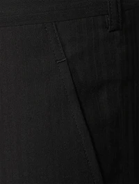 Wool-Blend Upside-Down Shorts