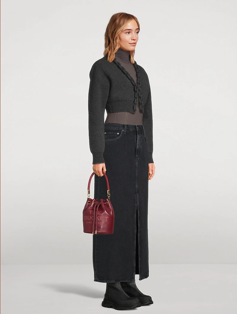The Leather Bucket Bag